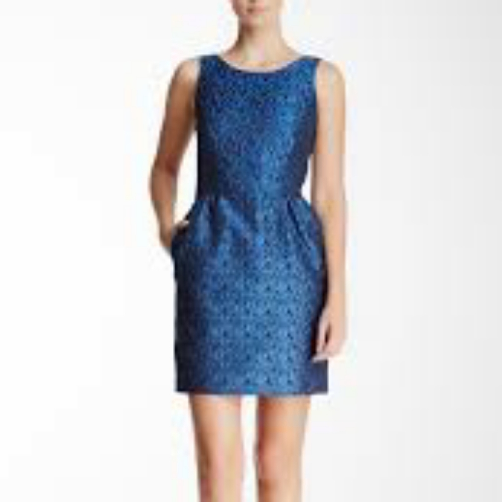 Erin Featherstone Winnie blue bow dress